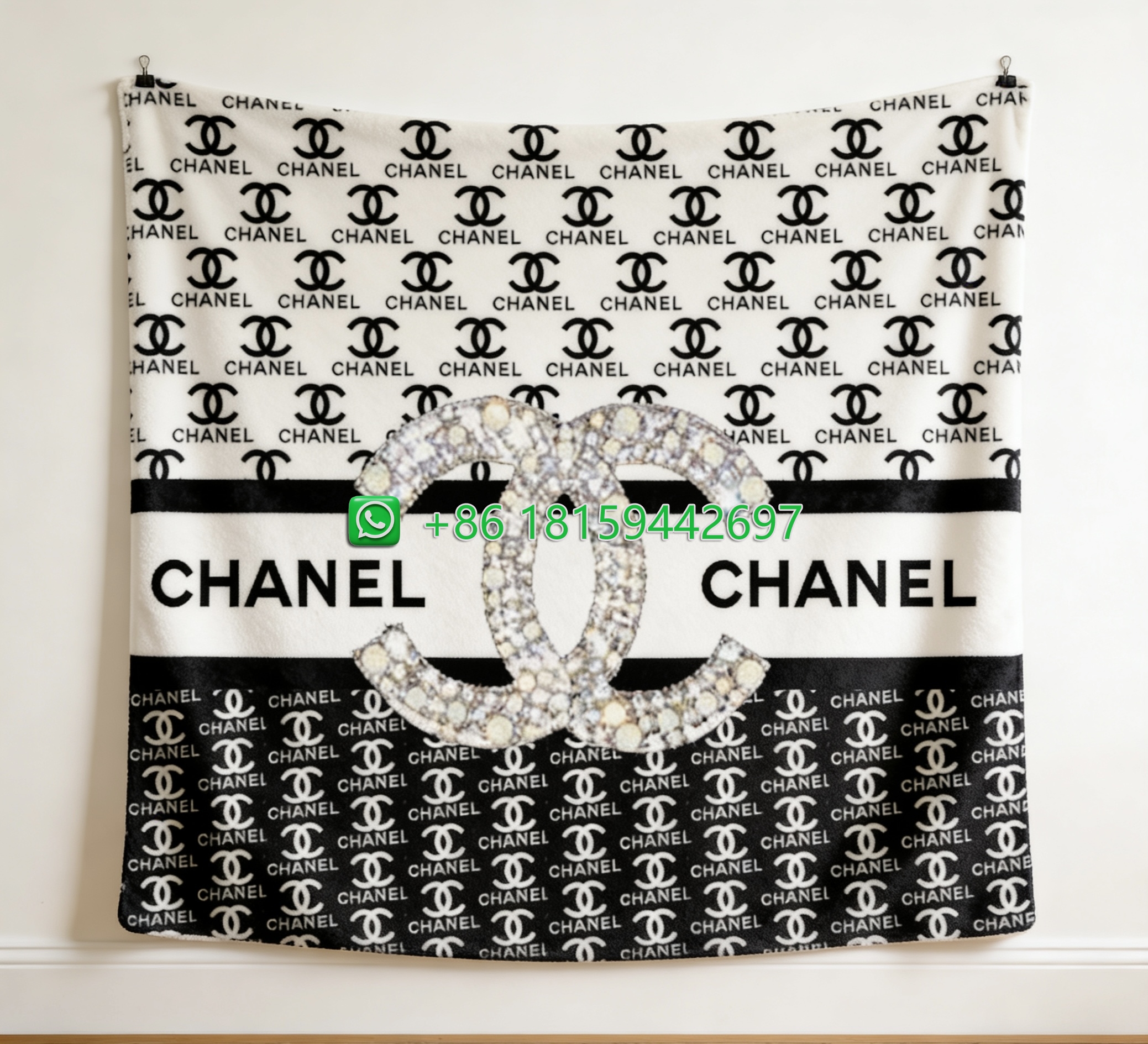 Chanel Throw Blankets